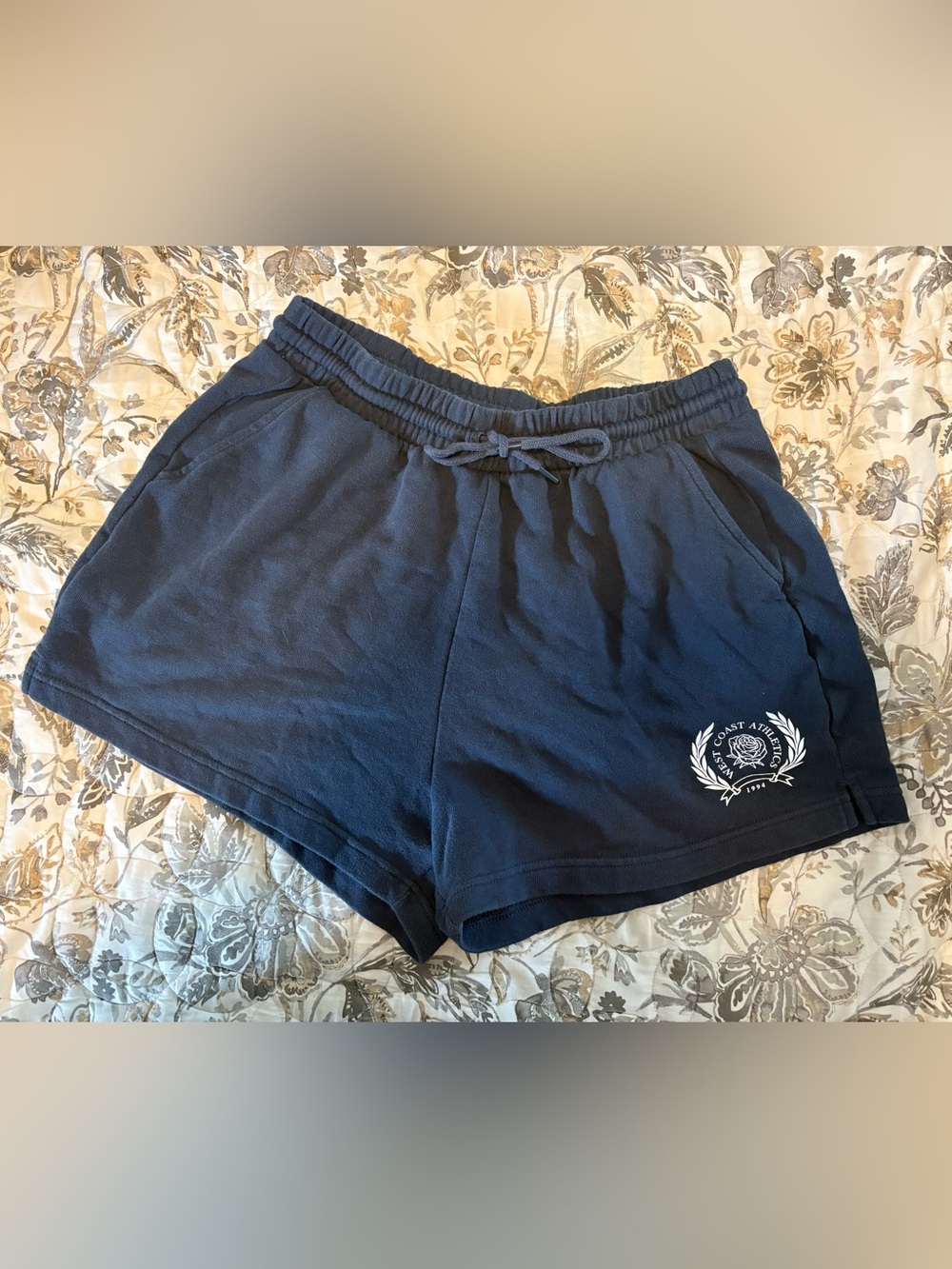 Old Navy Navy Elastic Drawstring Athletic Shorts